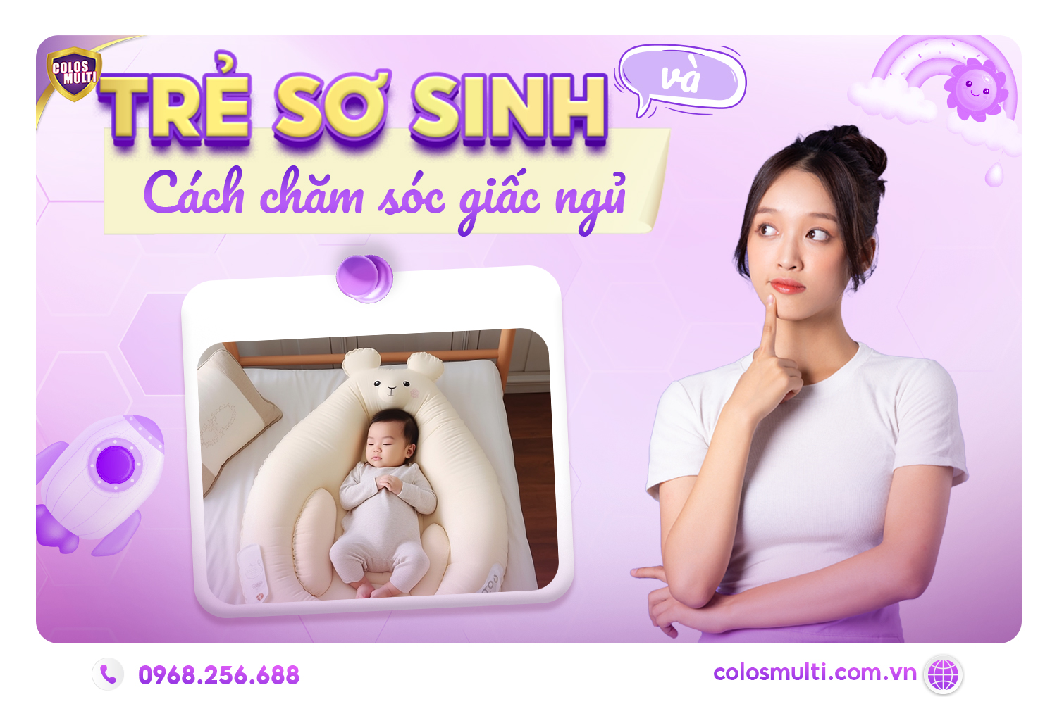 Trẻ sơ sinh và cách chăm sóc giấc ngủ