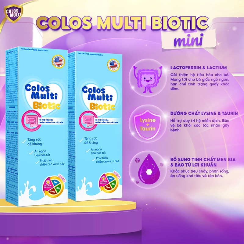 sữa non colos multi biotic mini