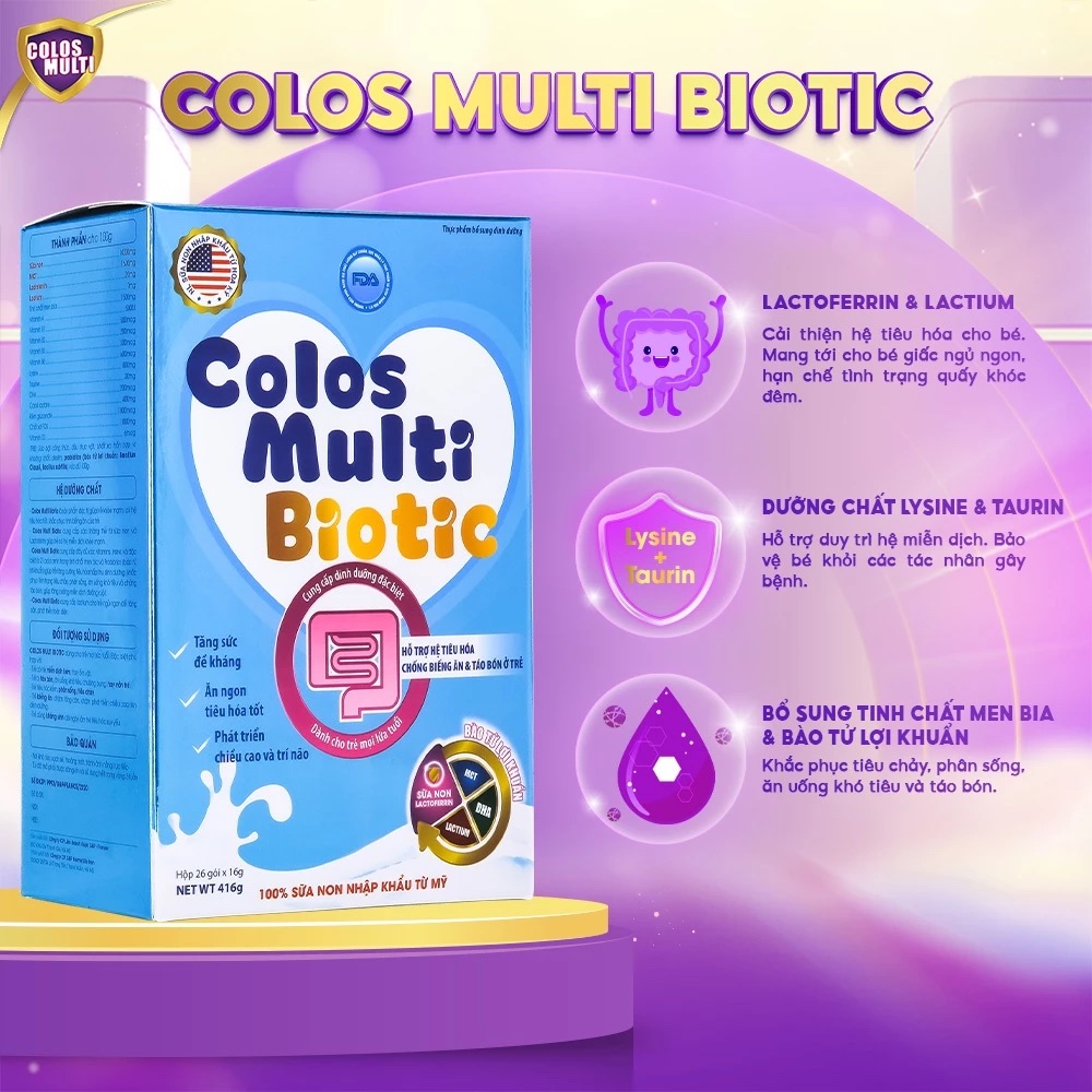 Sữa non ColosMulti Biotic dành cho mọi lứa tuổi