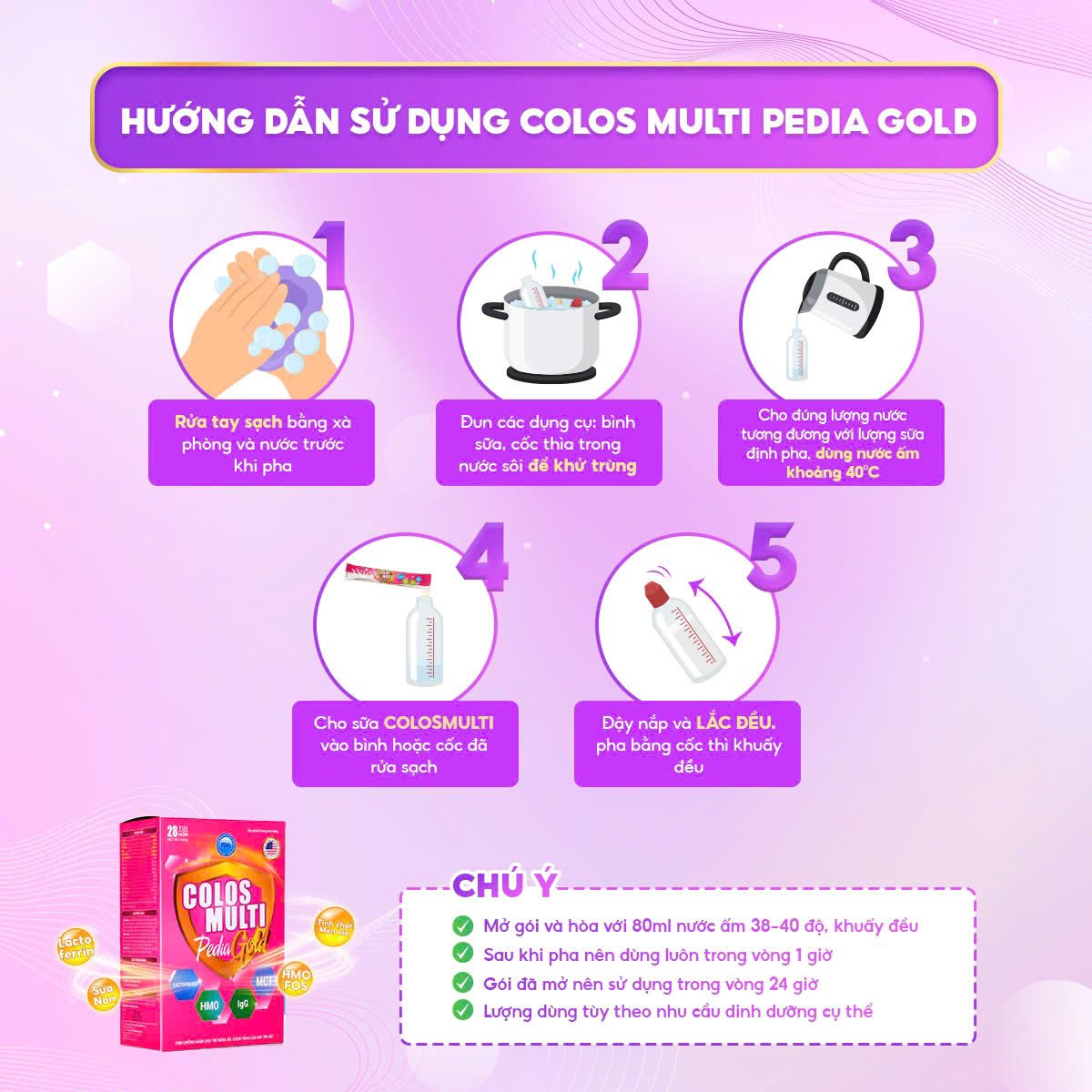 Sữa non Colos Multi Pedia Gold dành cho mọi lứa tuổi