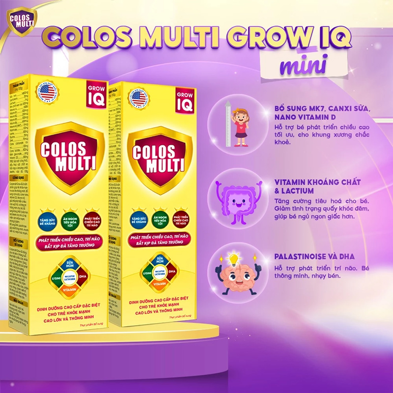 Sữa non Colos Multi Grow IQ Mini