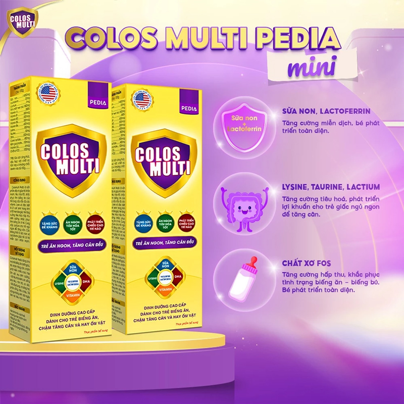 Công dụng Colos Multi Pedia Mini