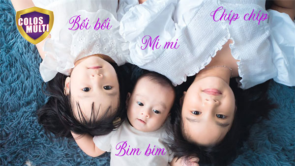 Đặt tên ở nhà cho con gái bằng từ láy