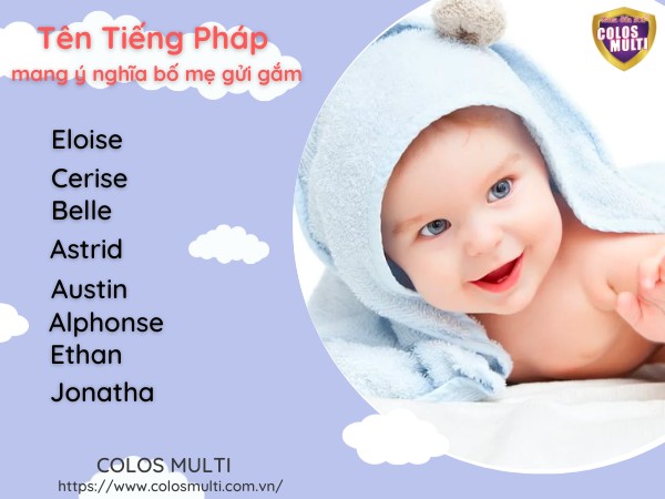 Đặt tên tiếng Pháp ý nghĩa