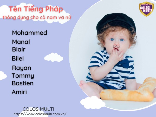 Đặt tên tiếng Pháp cho nam và nữ thông dụng