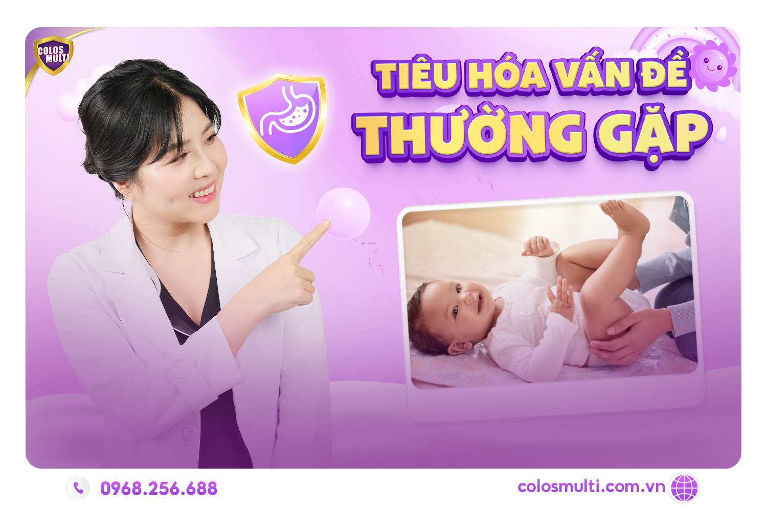 Tiêu hóa vấn đề thường gặp ở trẻ nhỏ