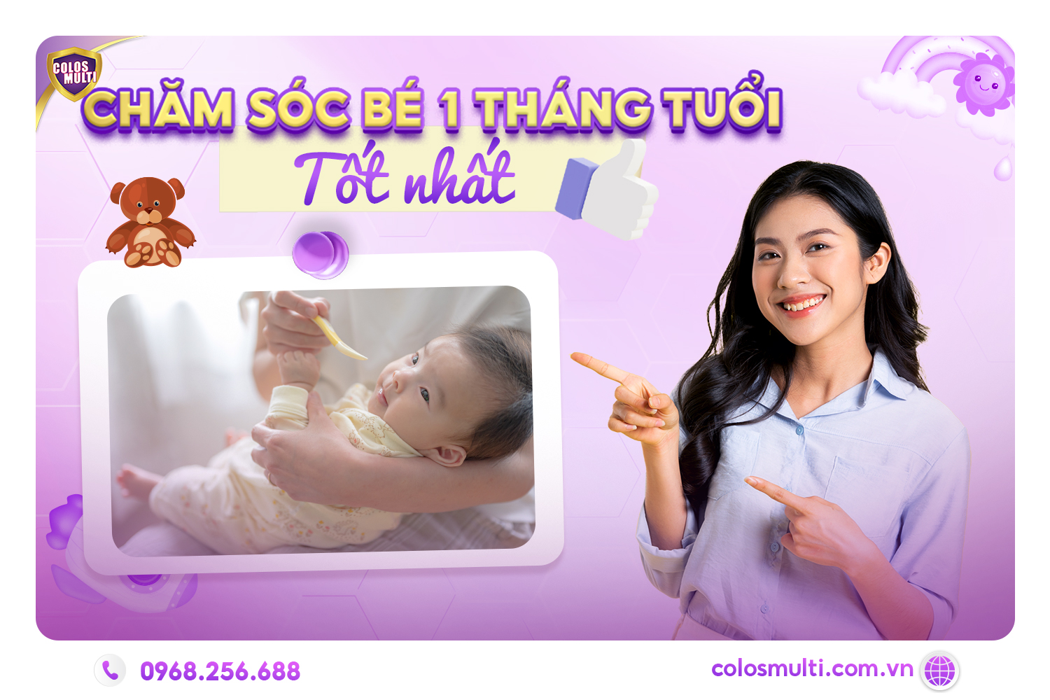 Chăm sóc bé 1 tháng tuổi tốt nhất