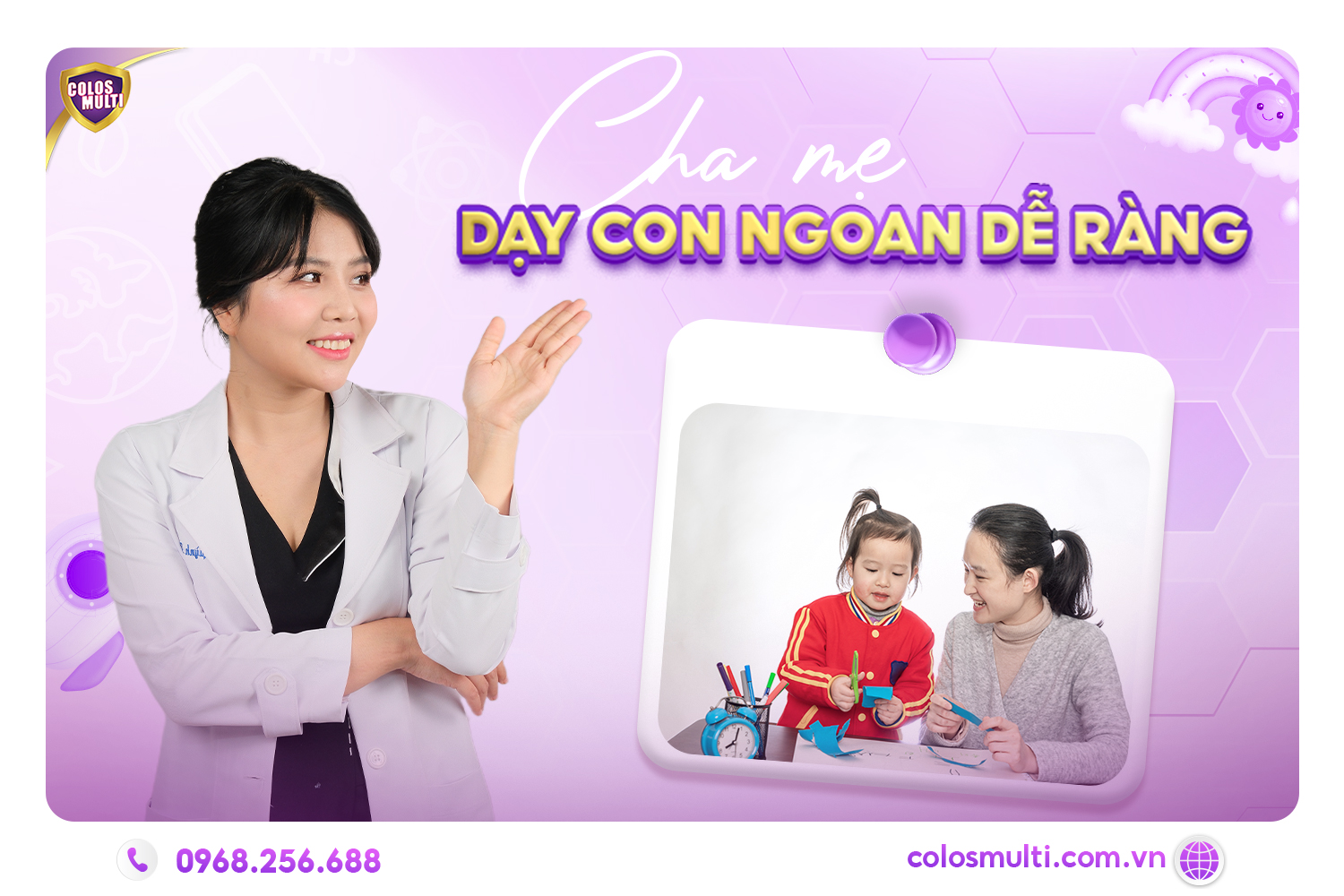 Cha mẹ dạy con ngoan dễ ràng