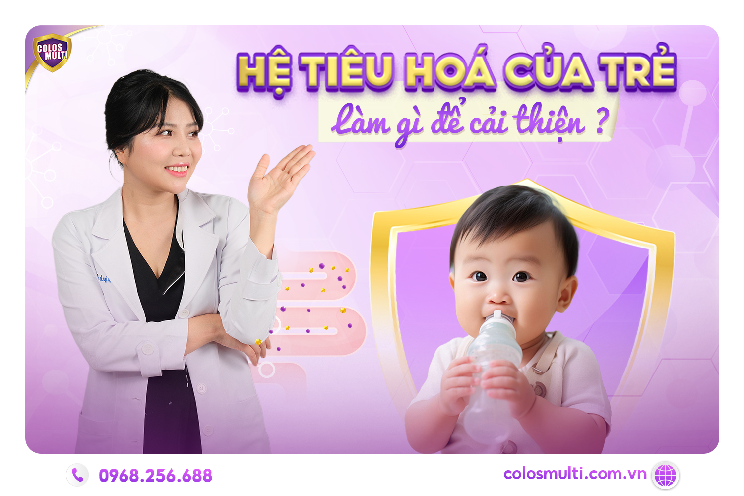 Hệ tiêu hóa của trẻ làm gì để cải thiện?