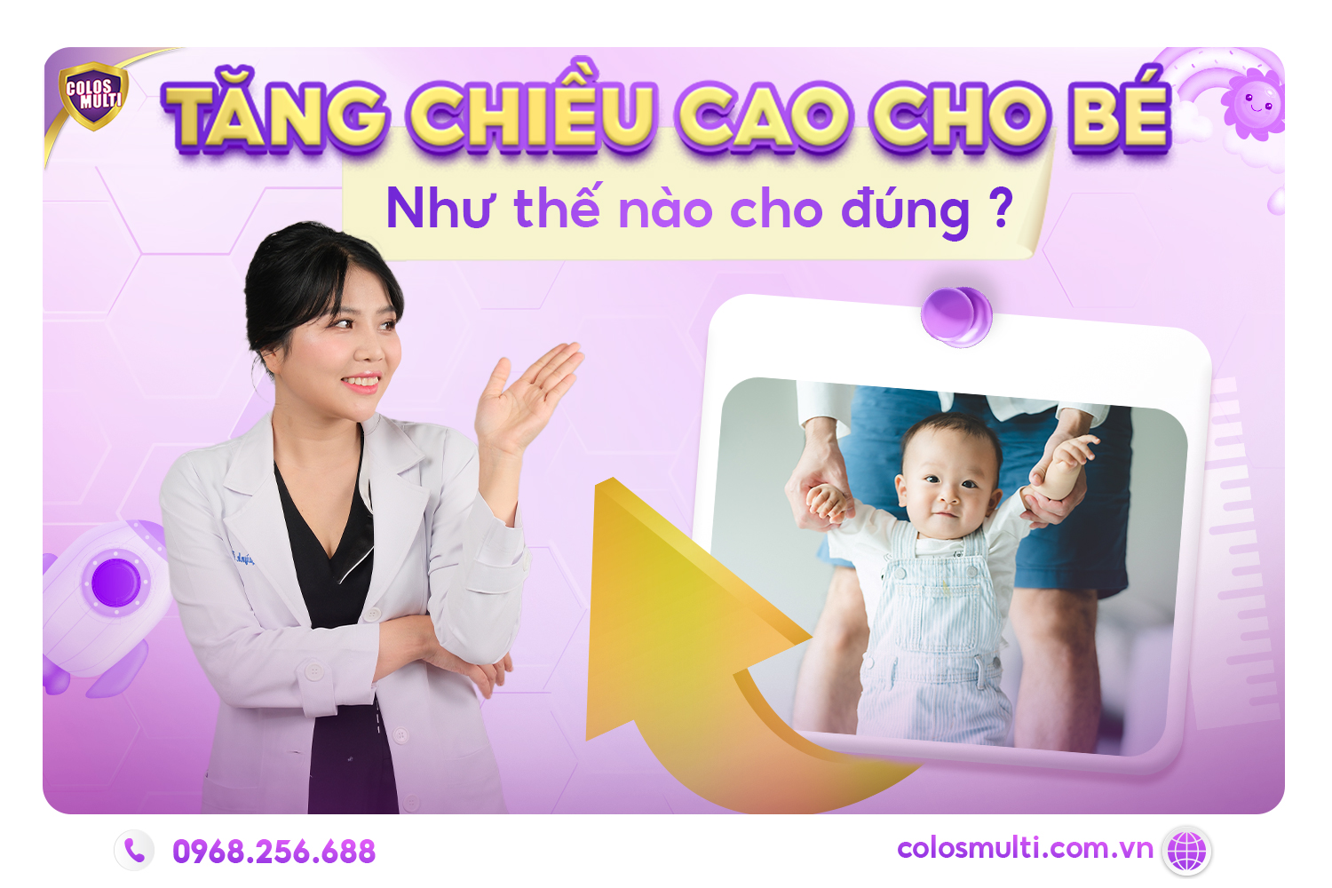 Tăng chiều cao cho bé như thế nào cho đúng