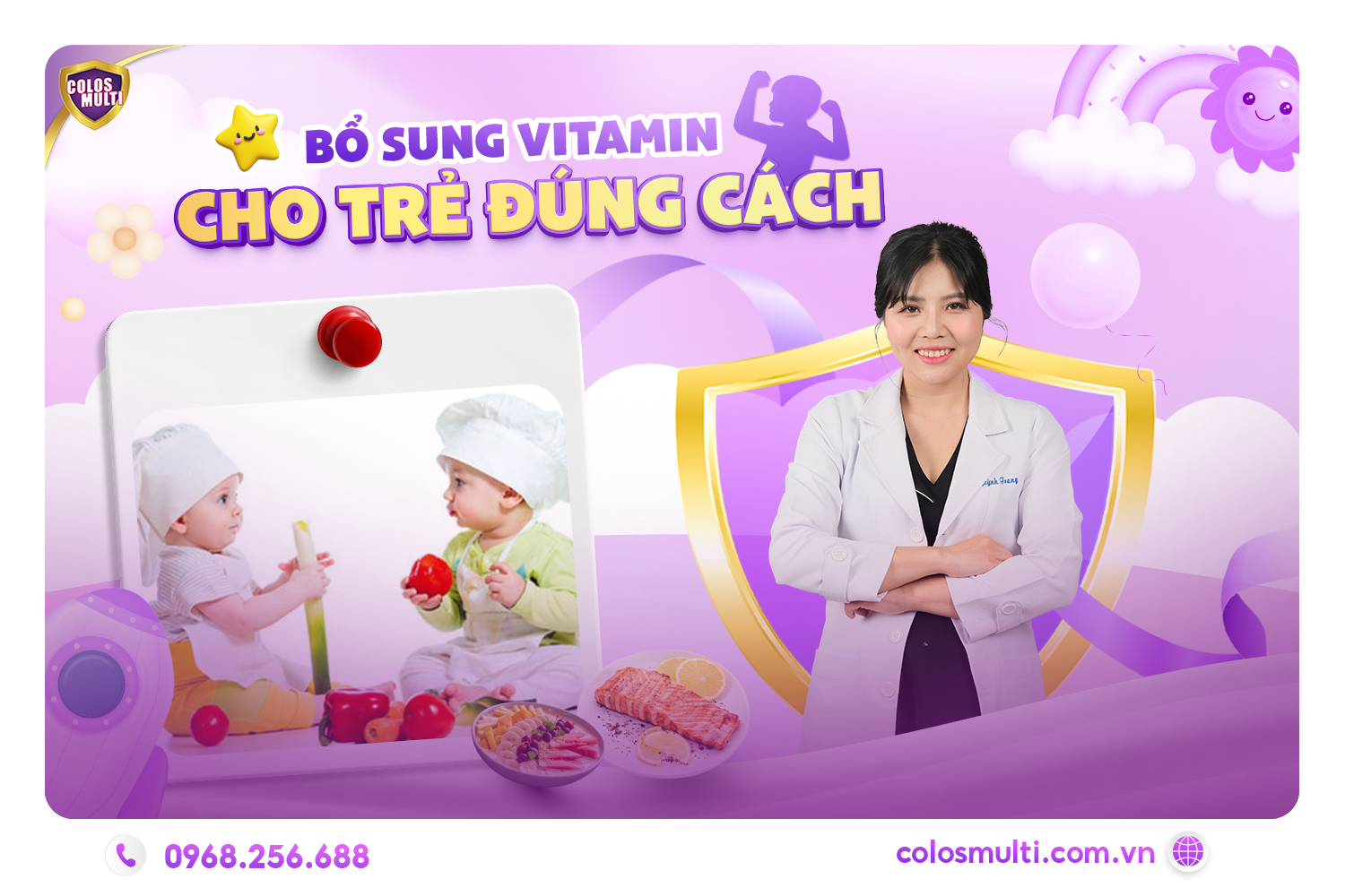 Bổ sung vitamin cho trẻ đúng cách