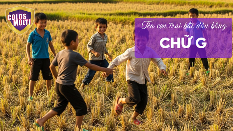 Tên con trai bắt đầu bằng chữ G