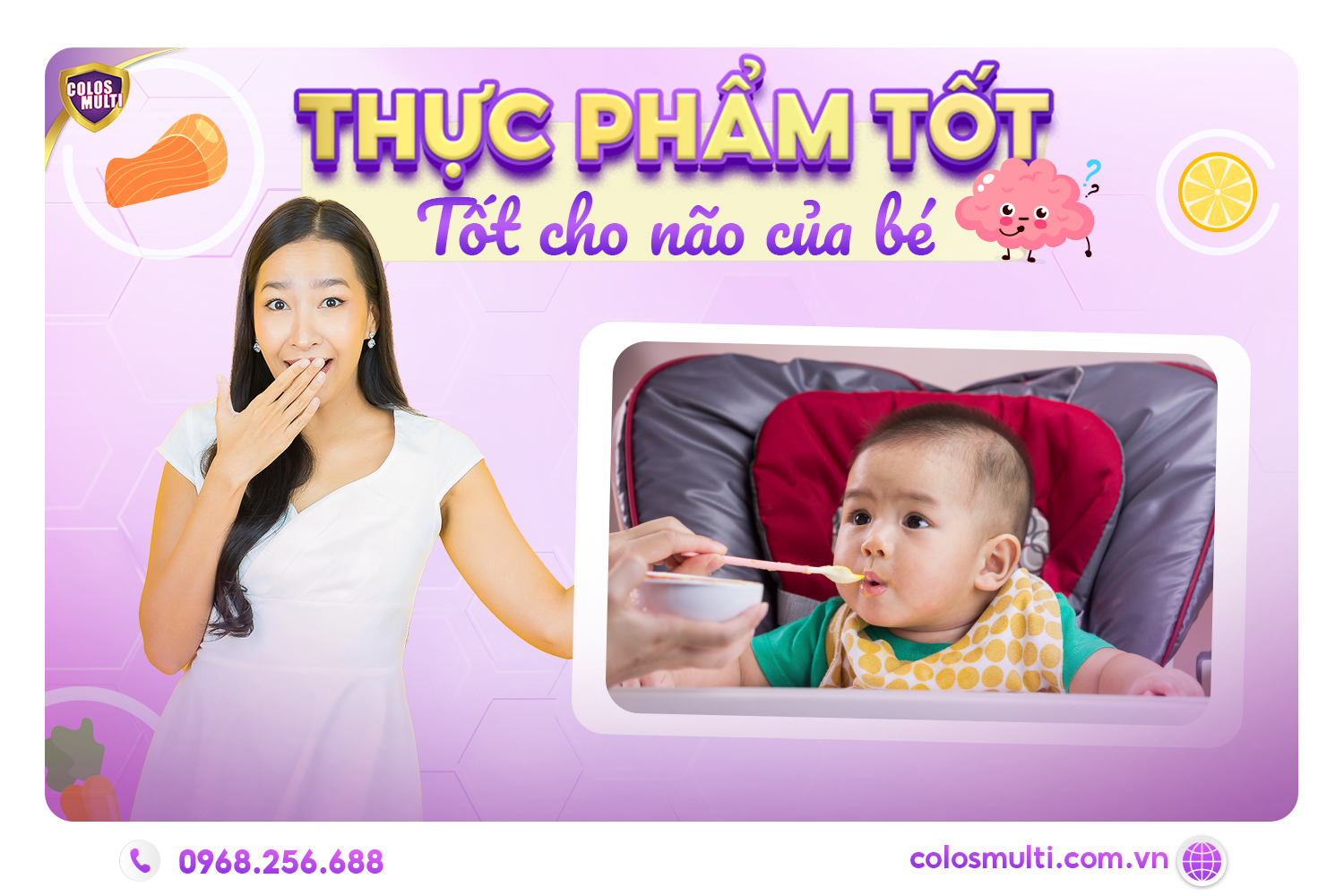 Thực phẩm tốt cho não của bé